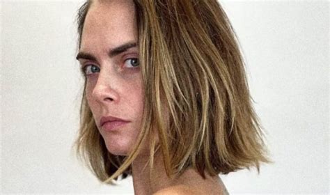 cara delevingne topless|Cara Delevingne Posed Topless in a Pile of Trash